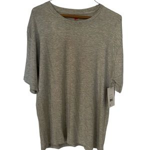 Hanes Shirt Short Sleeve Crew Tee S Small 95/5 Modal Spandex Athleisure NEW BTS